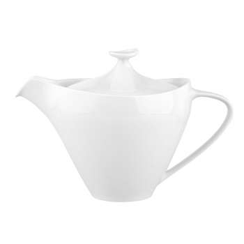 Dzbanek do herbaty i kawy porcelanowy MariaPaula Moderna Biała 1 l